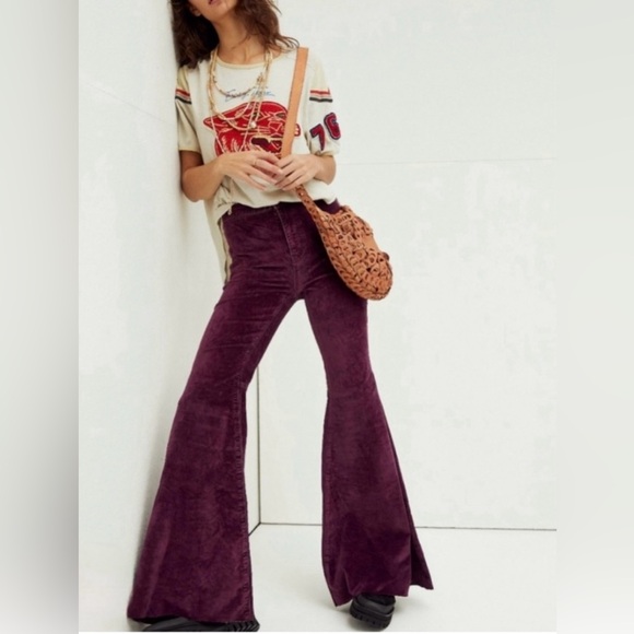 FP We The Free Flared Velvet jeans 26 - Picture 2 of 10
